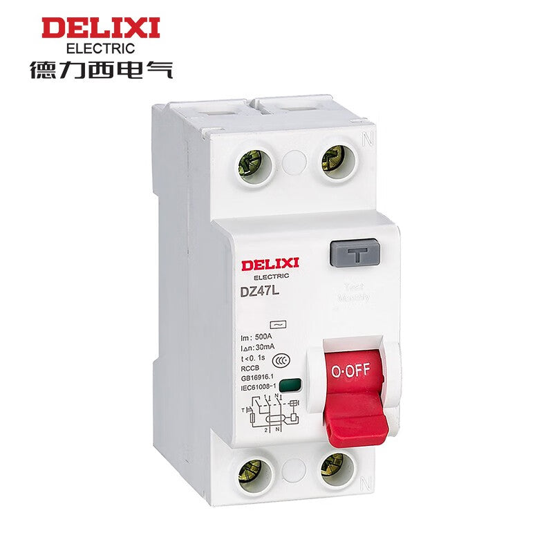 Delixi DZ47L 2P 32A 30mA Micro Leakage Switch AC 230/400V
