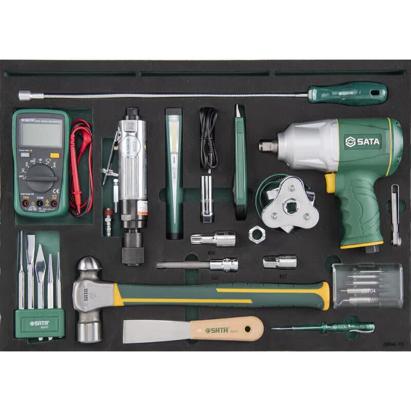 SATA 188-piece Automotive Maintenance and Repair Kit (6-drawer tool cart); 09946