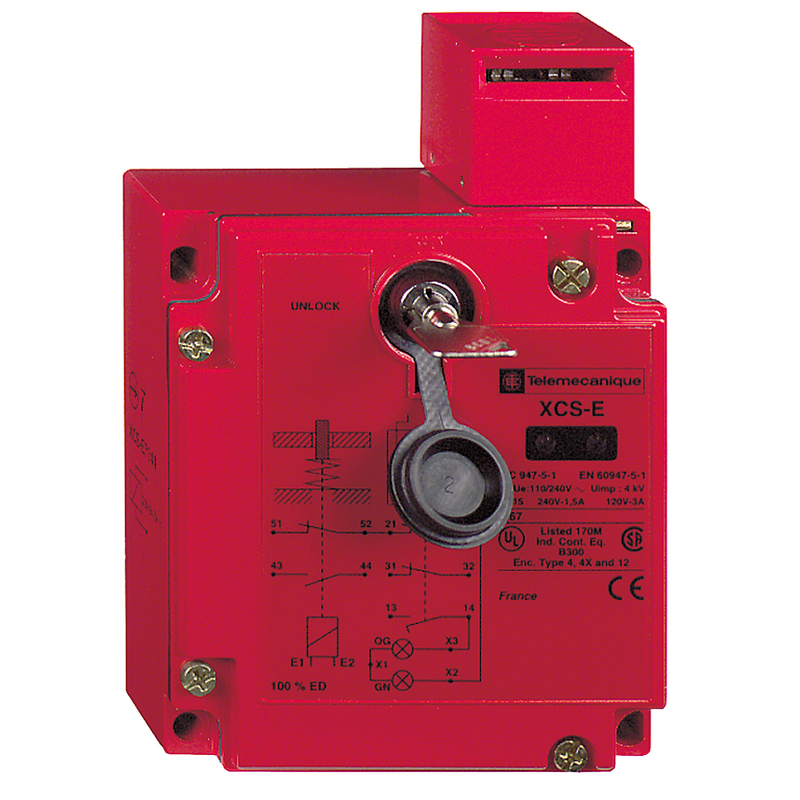 Telemeco safety switch metal housing plug-in type; XCSE7311