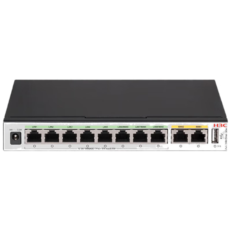 H3C 8-port POE router AC all-in-one enterprise-level VPN router gateway controller 8 POE ports/dual WAN ports/with 250 ER3208G3-PE