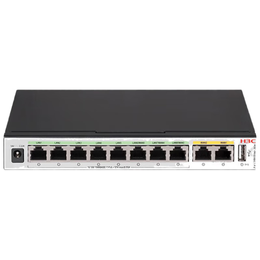 H3C 8-port POE router AC all-in-one enterprise-level VPN router gateway controller 8 POE ports/dual WAN ports/with 250 ER3208G3-PE