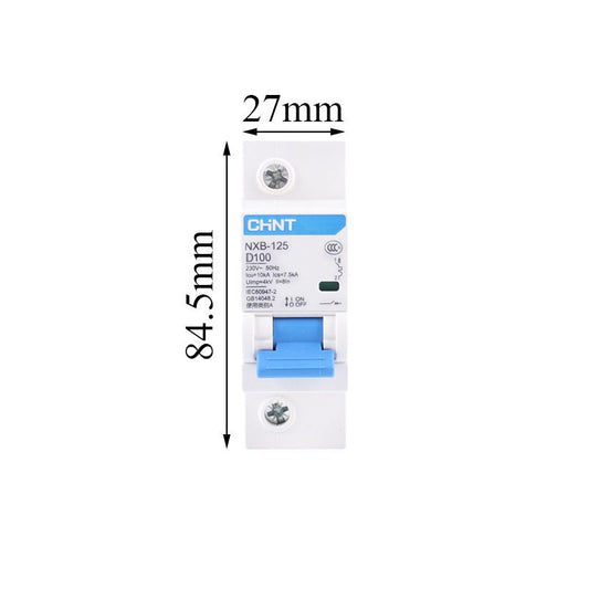 Chint (CHNT) air switch small circuit breaker air switch NXB-125 1P D100