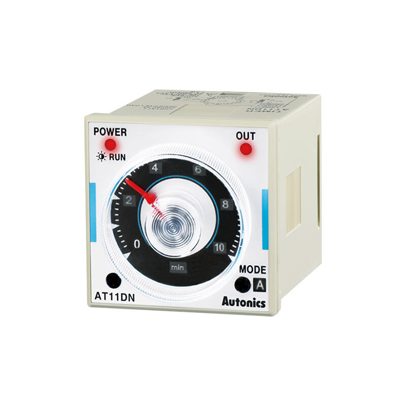 Autonics analog timer on delay 2C/O AC100-240V/DC24-240V 0.05s-100h; AT11DN