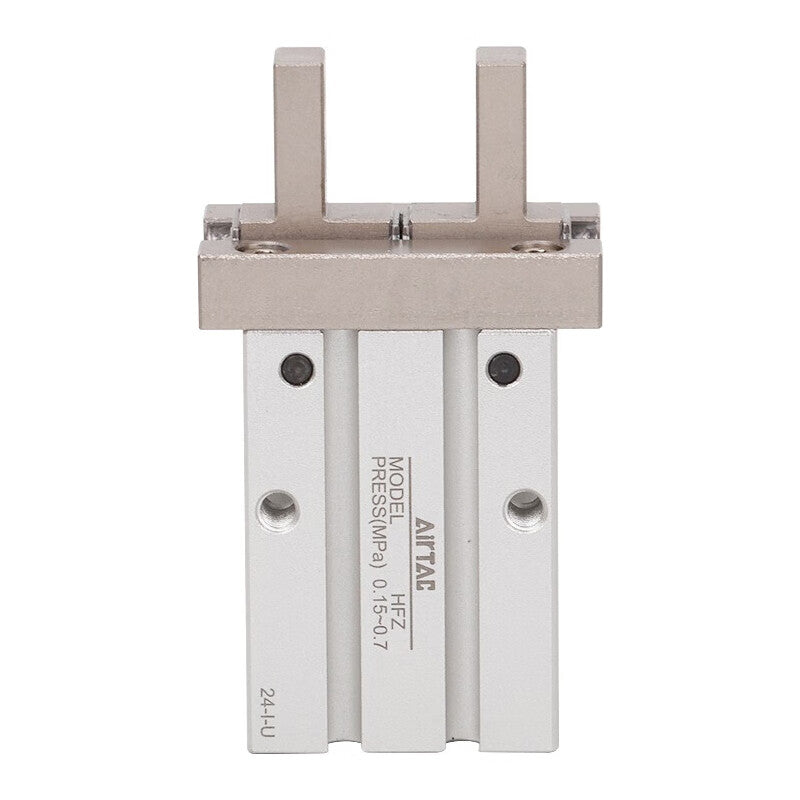 AirTAC Parallel Pneumatic Grip with Guide Rail (Standard Double-acting Type); HFZ10