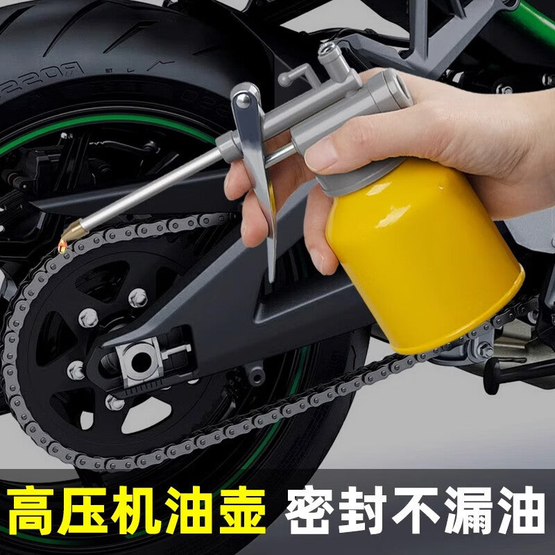 Meipai oil can, household oil gun, long nozzle oiler, spray bottle, high-pressure manual oiler, lubricating oil dripper, filling device