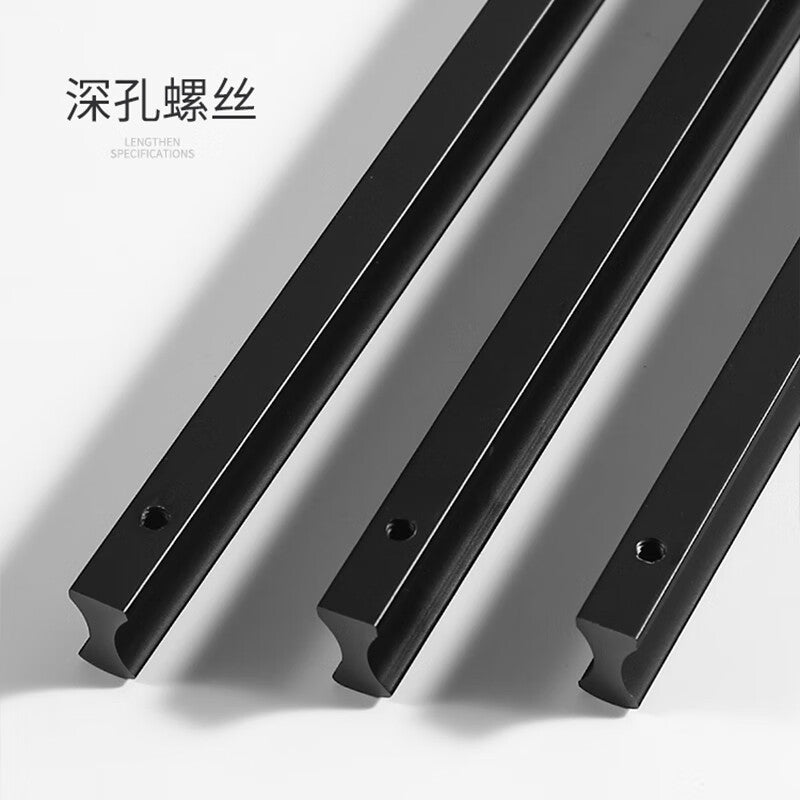 Junwen cabinet door handles, extended wardrobe door handles, drawer handles, 96mm hole spacing.