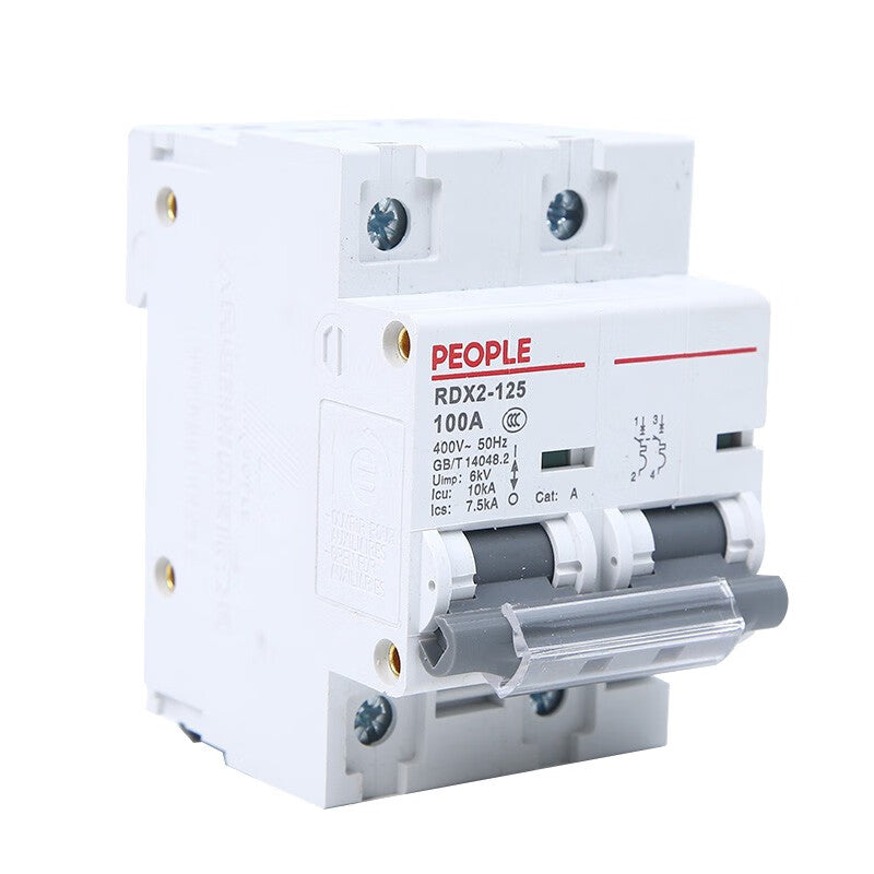 PEOPLE RDX2-125 2P 80A Small Circuit Breaker Air Switch