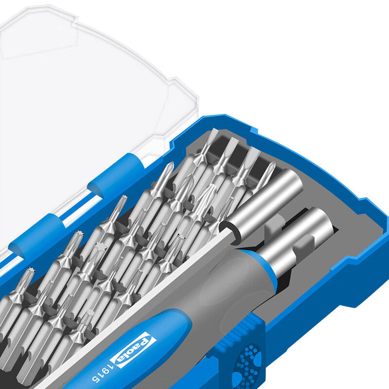 Paola Screwdriver Set - 30 Piece Precision Cross Hexagonal Plum Head Tool for Mobile Repair