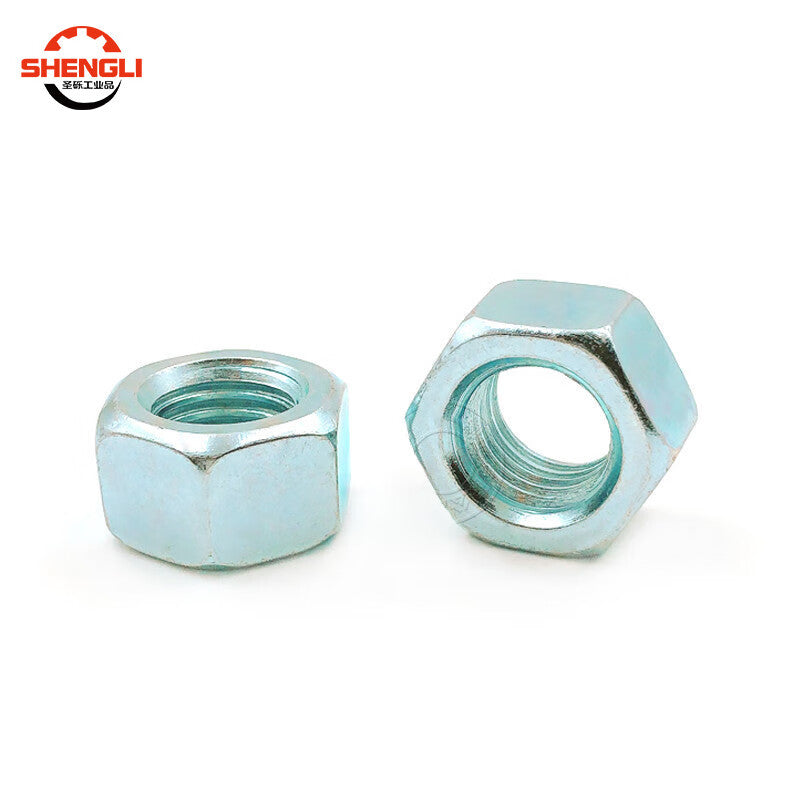 Shengli GB6170 High Strength Hexagonal Galvanized Nut, Grade 8 Hexagonal Screw Cap, M6 [200 Pieces]