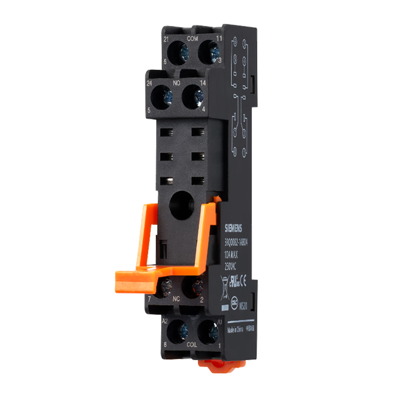 Siemens 3RQ0 accessory socket socket economical 2 transfer switches 10A 3RQ00821AB04 relay accessories