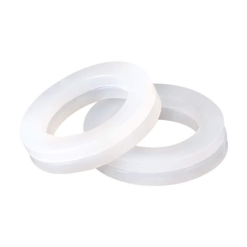 XINHENGDA Galvanized Water Pipe Heating Union Gaskets, Silicone Joint Gaskets, Silicone Gaskets, Oil-resistant Union Washers, 4-point (DN15 Galvanized Union) 100 pieces