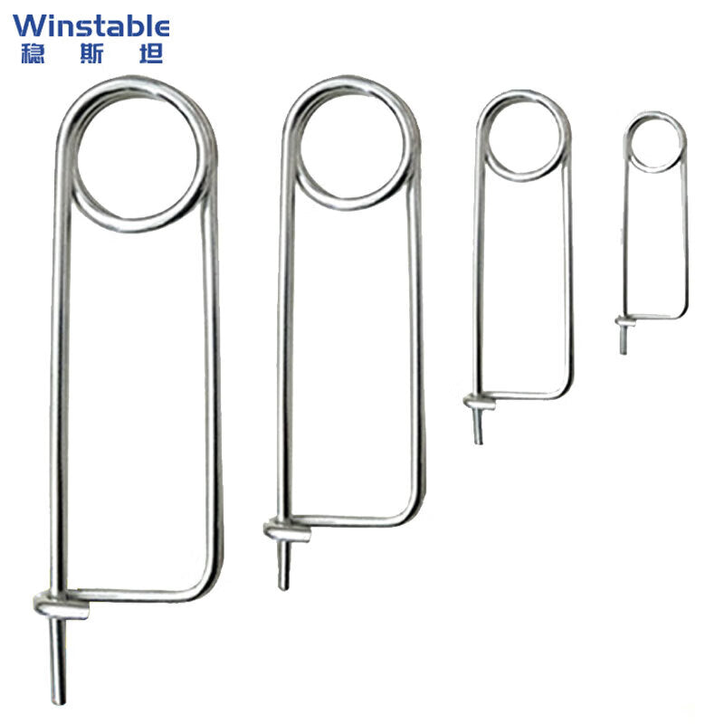Winstein WSX196 Safety Pin, Rectangular Locking Pin, 3# (10 pieces)