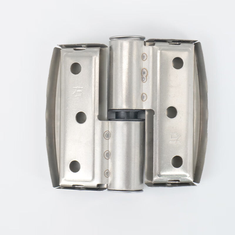 Bingyu Stainless Steel Partition Hinges, Public Toilet/Restaurant Self-closing Door Removable Hinges, Right Side All Stainless Steel, 2 Pieces BH-587