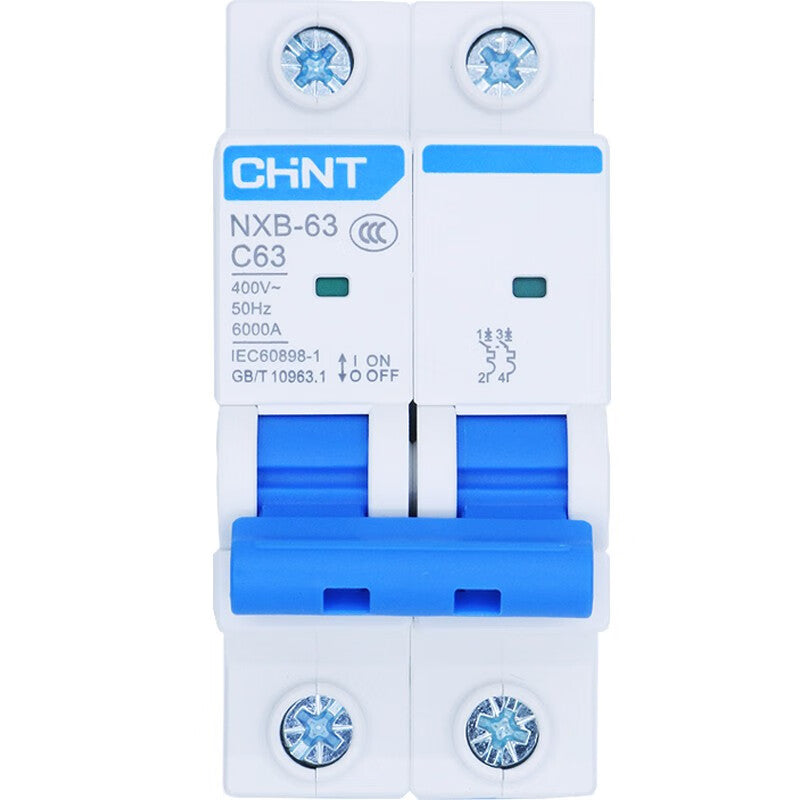 Chint NXB 2P 16A Circuit Breaker with Leakage Protection