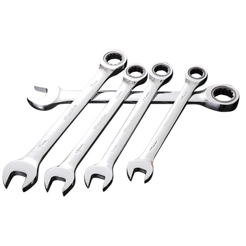 Dual-Purpose Ratchet Wrench with 72-tooth Chrome Vanadium Steel | 13mm Plated Steel Socket | Fast Wrench | 6774 Model