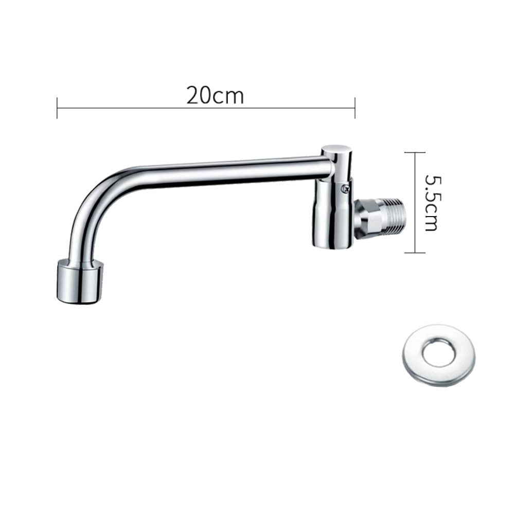 Contemporary Zinc Alloy Kitchen Faucet in Chrome for Daily Use Scenarios