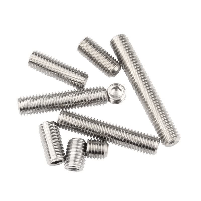 Bocai 304 Stainless Steel Socket Headless Set Screws, M5x8 (500 pieces/pack)
