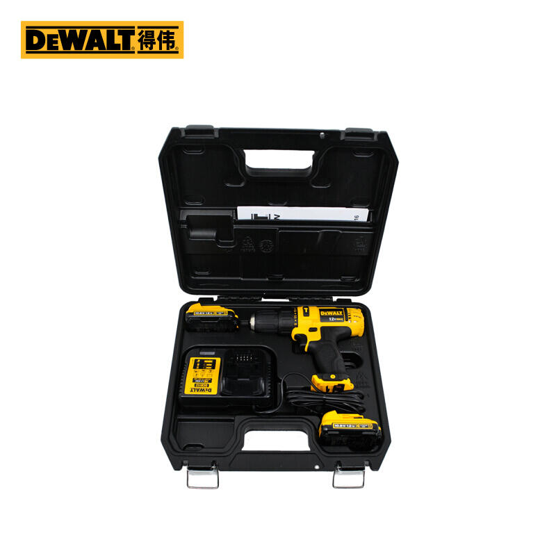 Dewalt 12V Cordless Impact Drill 10mm (2Pcs Bttries + Charger)