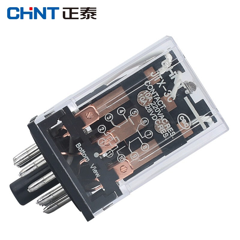 Chint (CHNT) JTX-3C-DC24V small relay high power electromagnetic relay 11 feet DC24V