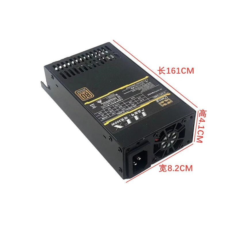 Ouhuayuan Fully Modular Small 1U Power Supply, Flex Rated 300W, 7660B ITX NAS Small Chassis Power Supply Module 250W