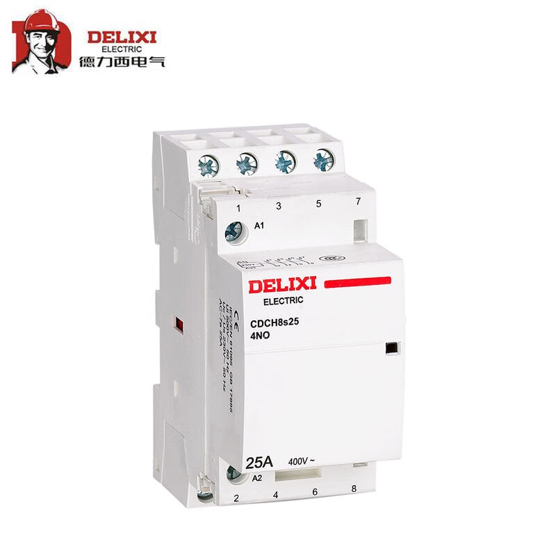 Delixi CDCH8S 25A 4P AC Contactor 2NO+2NC 220-240V