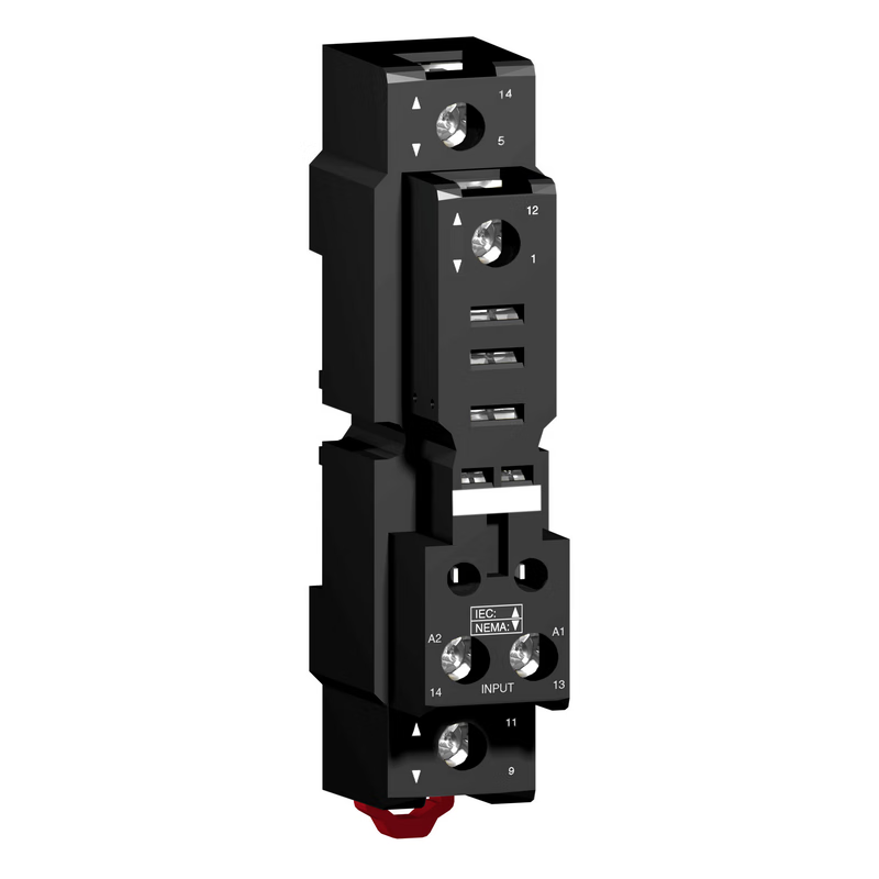 Schneider Electric power intermediate relay accessories, relay base 1CO; RPZF1