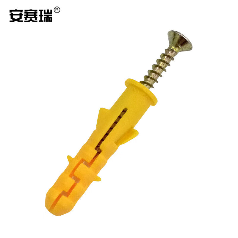 Ancer Precision Plastic Expansion Bolts, Anchor Bolts, Expansion Plugs, M4, M6, M8 Set, 45 Pieces, 4C00058