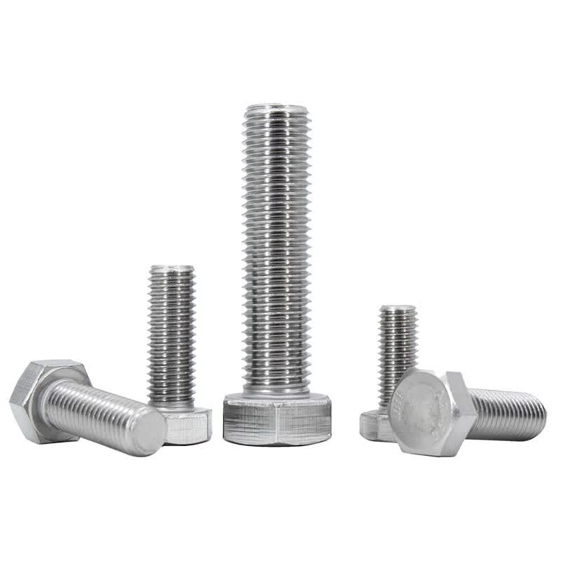 Bingyu BY-363 304 Stainless Steel External Hex Head Screws DIN933 Full Thread M6*30 (200 pieces/pack)