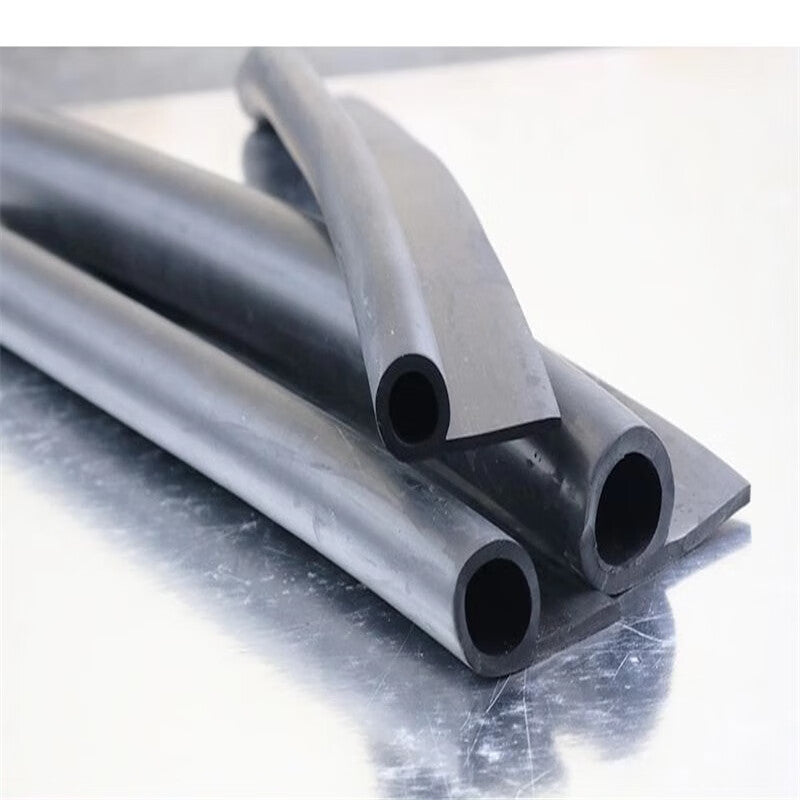 Hengdunda Rubber P-type Sealing Strip, EPDM Anti-collision Waterstop Strip, 9-shaped Rubber Strip, Water Barrier Strip for Sluice Gates and Grain Depots, 9-shaped - 502/30 meters