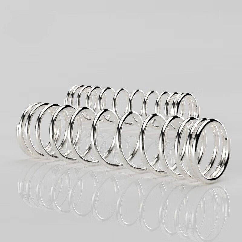 XUTE carbon steel springs, small return springs, shock-absorbing high-pressure return wire compression springs, carbon steel 0.9mm*10 pieces.