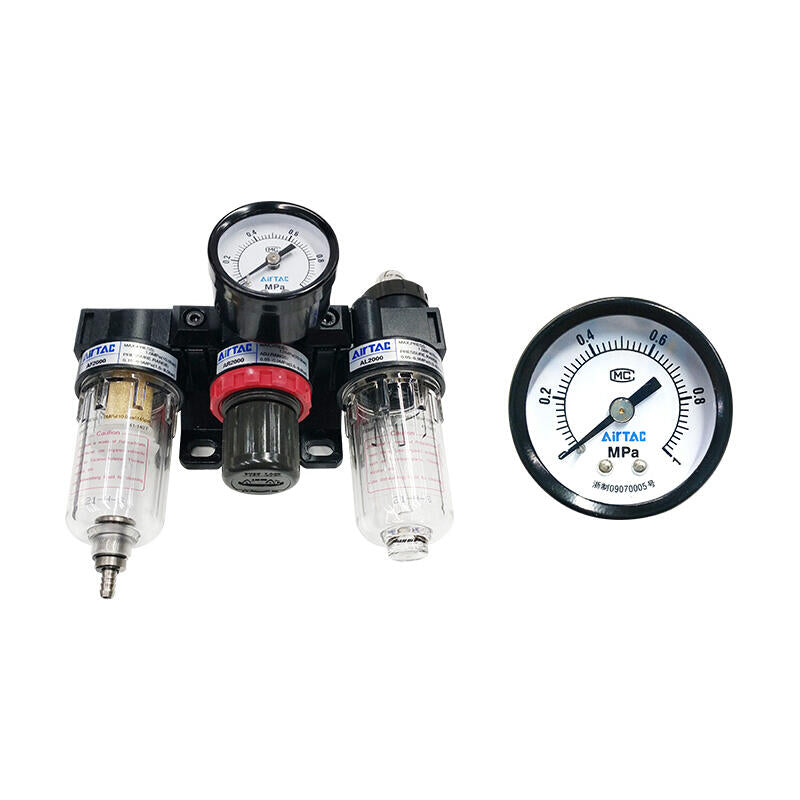 AirTAC air source treatment unit, triple piece (attached table, with bracket); AC1500ML1W