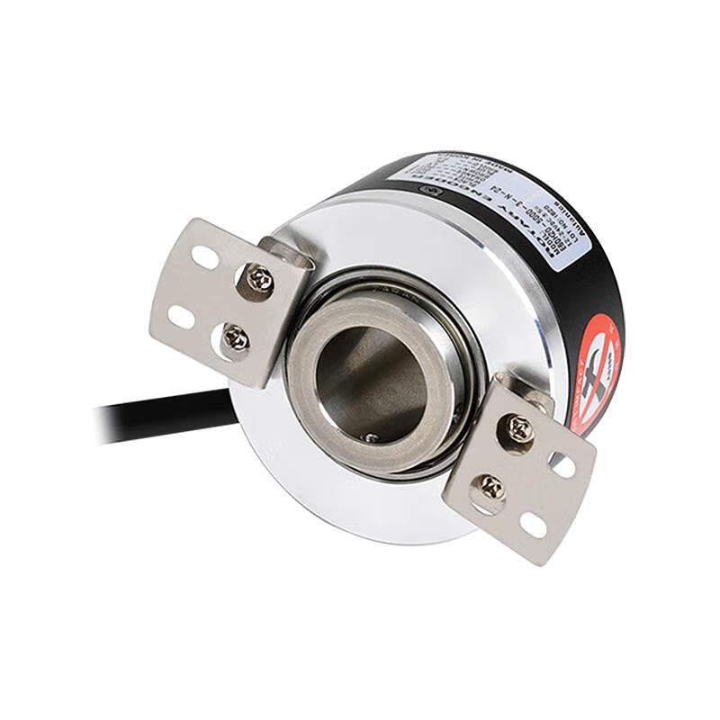 Autonics hollow shaft incremental rotary encoder 8192P/R linear drive output DC5V cable 2m outer diameter φ60mm shaft diameter φ20mm; E60H20-8192-6-L-5