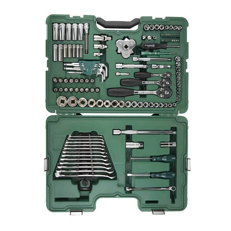 SATA 128-piece 6.3x10x12.5MM series comprehensive automotive repair kit; 09014A (new model upgraded to 128 pieces, default is the new model)