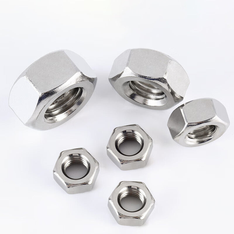Qiheng anti-loosening nuts, stainless steel nuts, galvanized nuts, 20 pieces per pack, M5, price per pack.