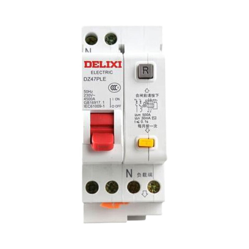 DELIXI DZ47PLE 1P+N Circuit Breaker Switch, 16A