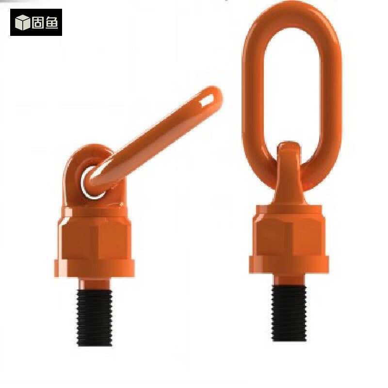 GUYU universal lifting eye, 360-degree lifting point, high-strength lifting eye screw mold, lifting lug, lifting eye M12*19 mm.