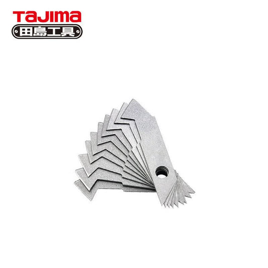 Tajima hook knife blade barrel 70A, 9.5mm, 10 blades/barrel; LB70AH