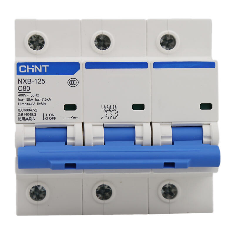 Chint NXB-125 small circuit breaker; NXB-125 3P C80