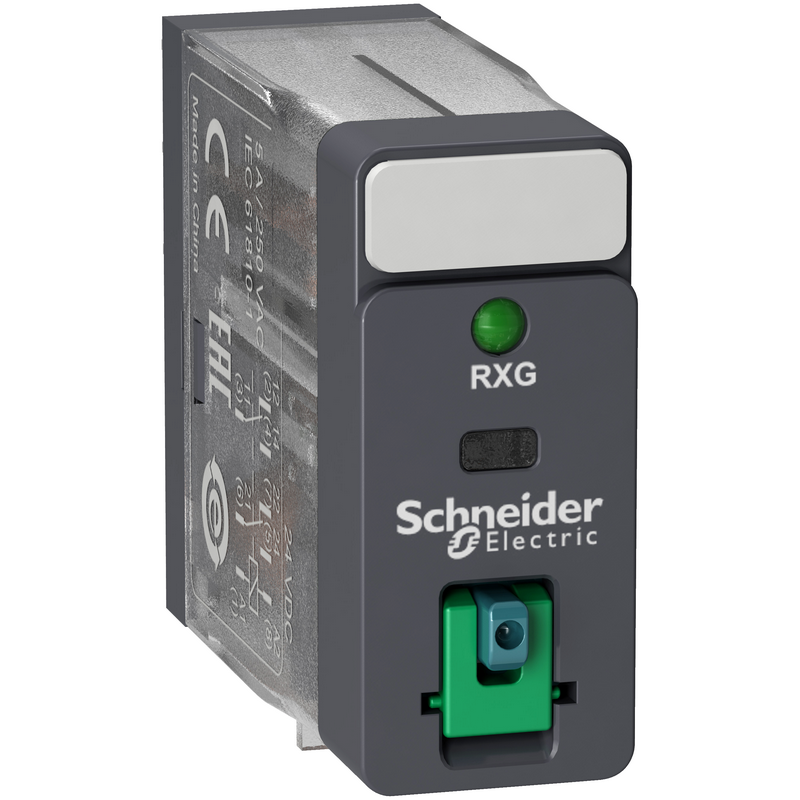 Schneider Electric RXG22JD Interface Relay 2CO 12VDC with LED