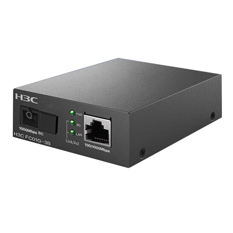 H3C FC01G-3B 3km Gigabit fiber optic transceiver SC interface single mode single fiber photoelectric converter B end