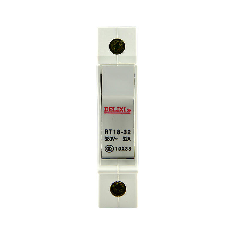Delixi Electric cylindrical cap fuse base; RT18-32 base (white)