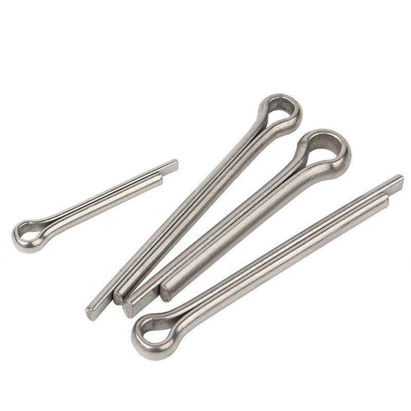 Deqi 304 Stainless Steel Cotter Pins, Safety Pins, Hairpin Pins, U-Shaped Pins, M1*16 (500 pieces)