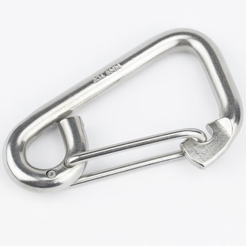 Haisdick HKSY-6 304 Stainless Steel Spring Buckle, Chain Buckle, Safety Buckle, Lifting Hook Lock M12 (Simple Type)
