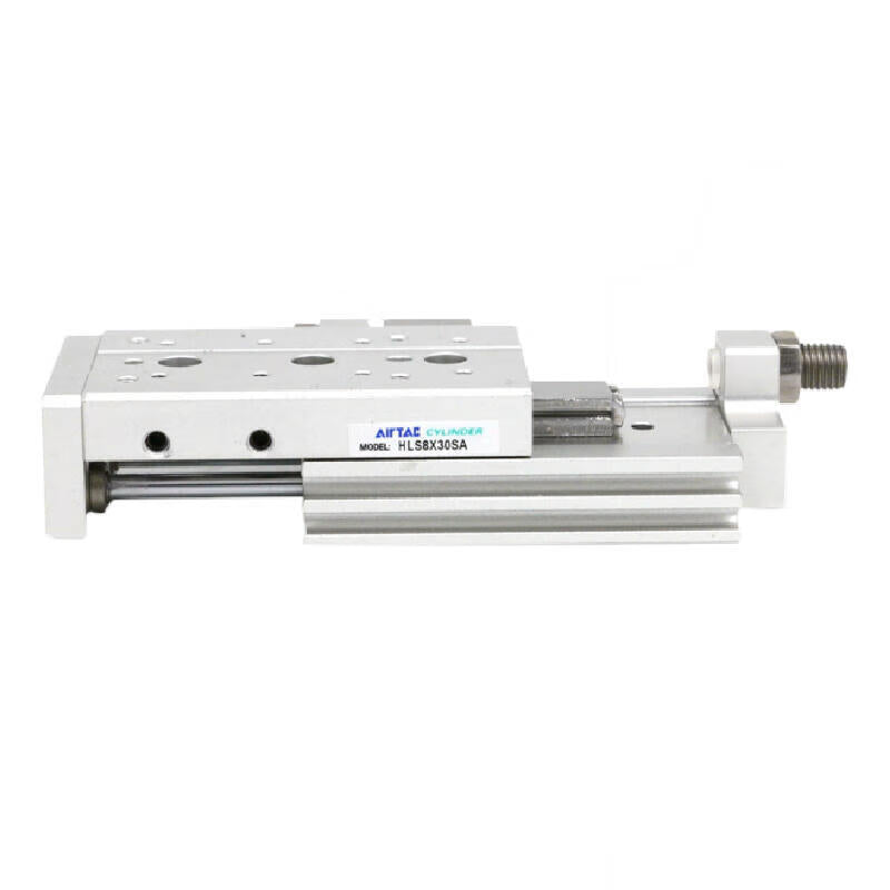 AirTAC double-axis precision slide cylinder, standard ball bearing, double acting, with magnetic ring; HLS8X30SA