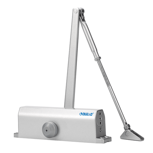 Oubao anti-theft door closer hydraulic buffer automatic door closing device hydraulic return spring large building door fire door non-positioning