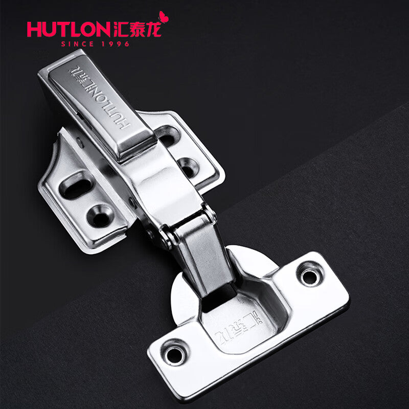 Huitailong Hinges, Fixed Hydraulic Buffer Cabinet Door Hinges, Damping Aircraft Hinges DZ-331, Medium Bend, 2-Pack
