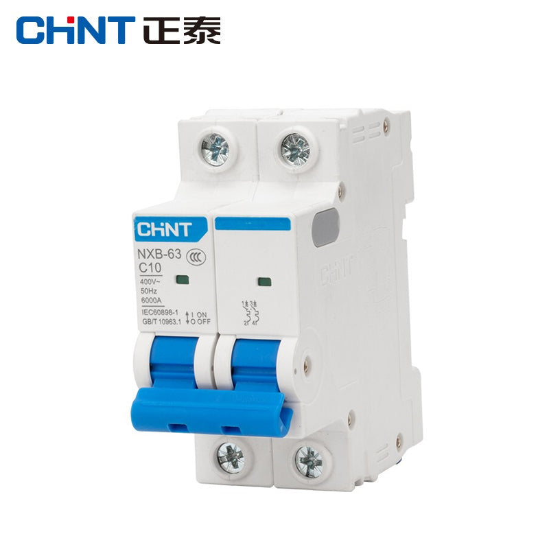 Chint (CHNT) small circuit breaker leakage protector air switch residential small air switch main circuit breaker NXB-63-2P-C-10A
