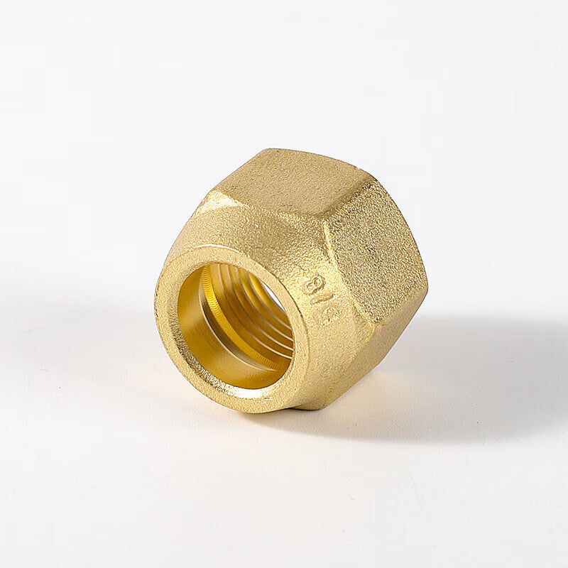 Steel Kirin Products - Air Conditioner Copper Pipe Connecting Nuts, Thickened Brass Nuts (Unit: Piece) 4/2 Standard Thickened Imperial Nuts