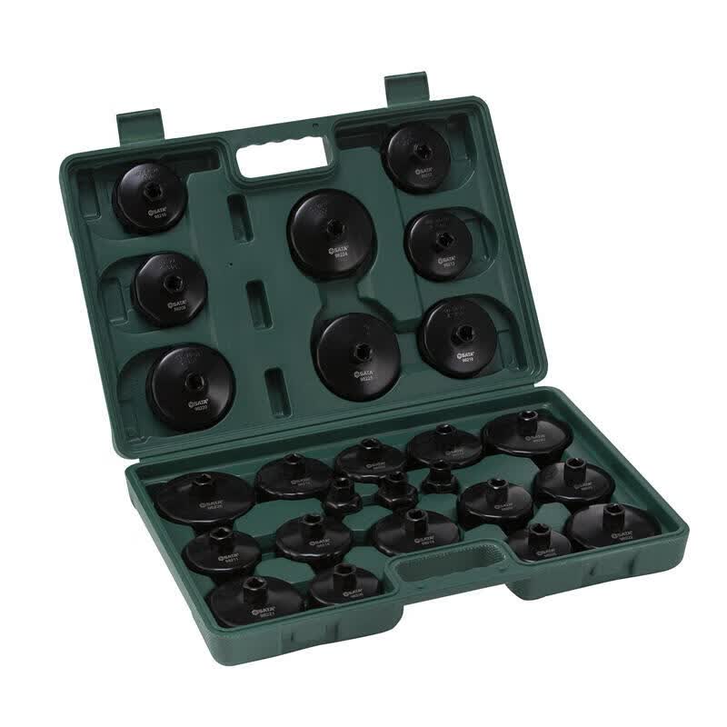 SATA 25-piece universal cap filter wrench set; 09705