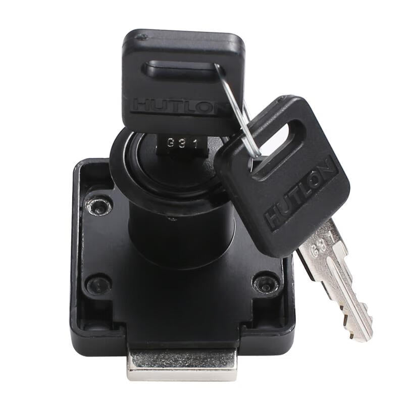 Huitailong cabinet door and drawer locks, filing cabinet anti-theft locks, office desk locks, cabinet door locks, cabinet locks, black, universal type.